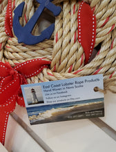 Load image into Gallery viewer, Lobster Rope Anchor Wreath
